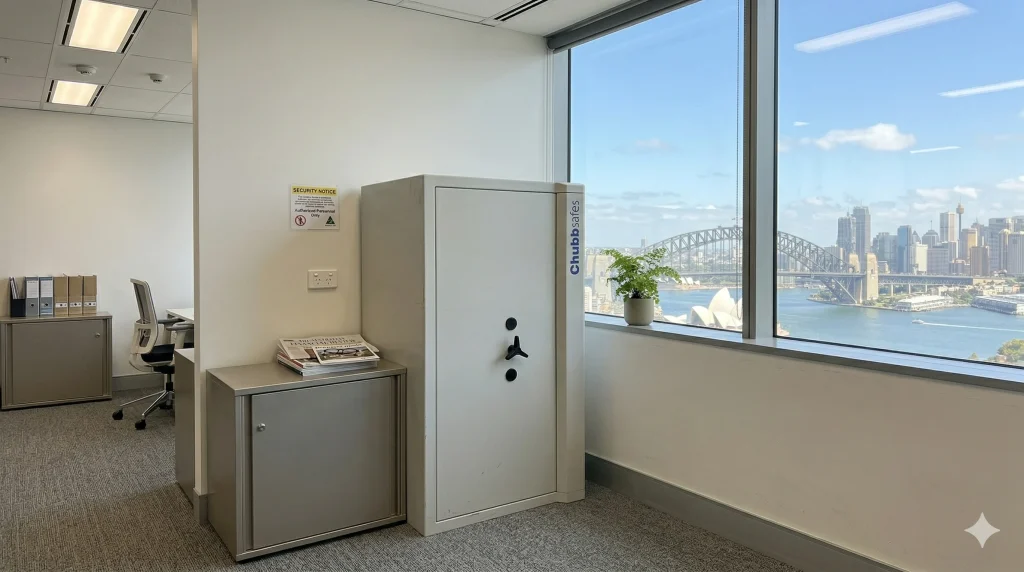 comercial safes back